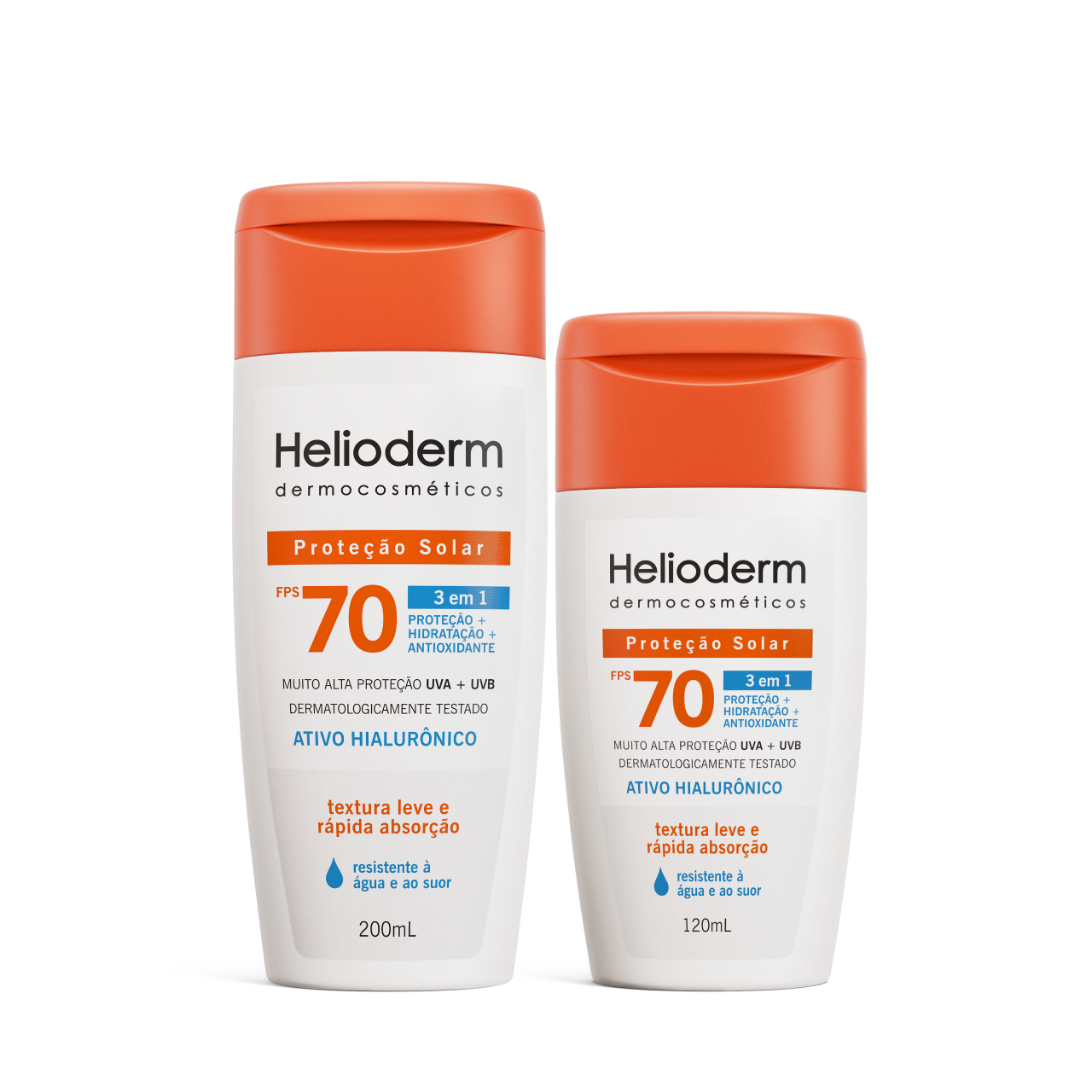 Helioderm Loção FPS 70 – 120ml ou 200ml