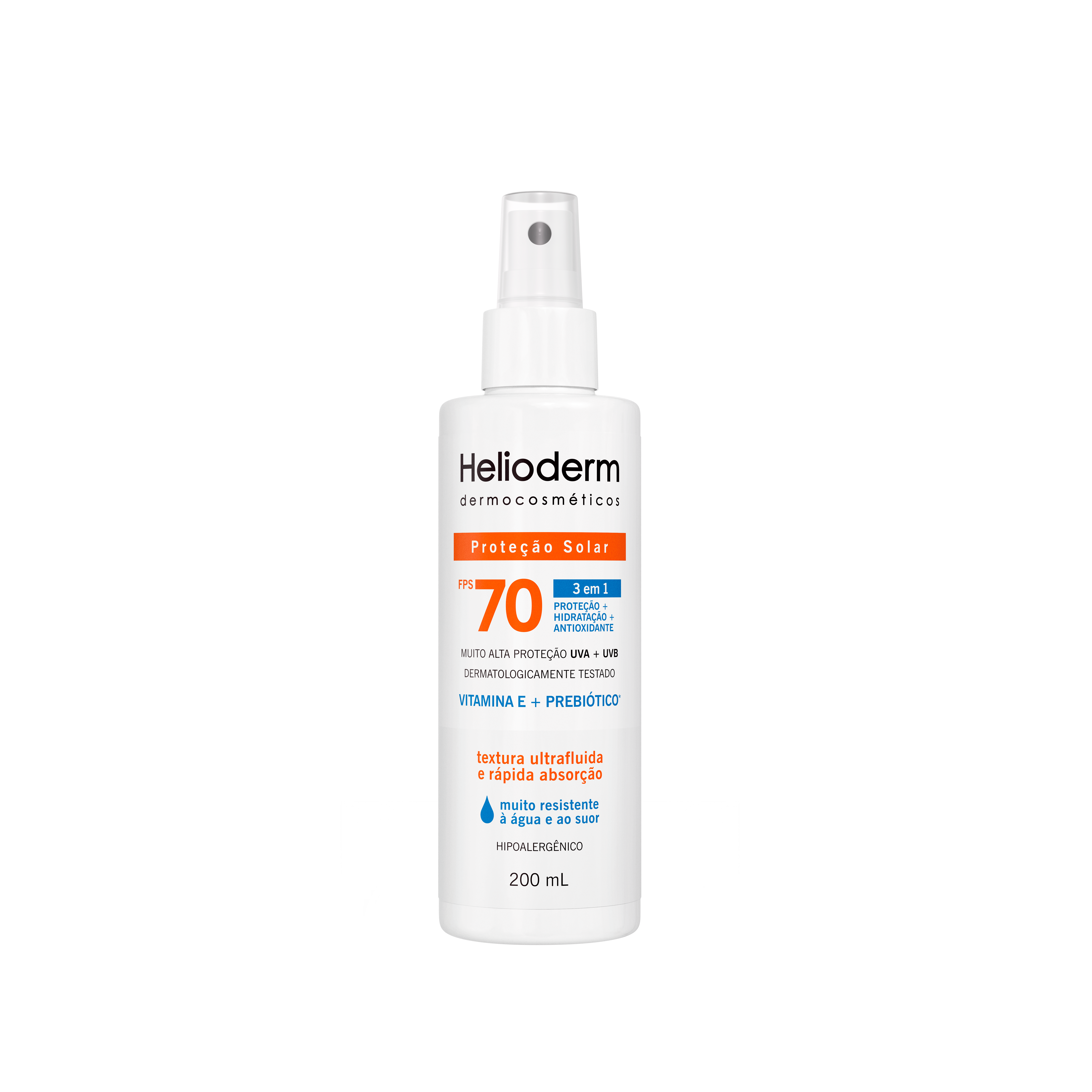 Helioderm aerossol FPS 70 - 200ml