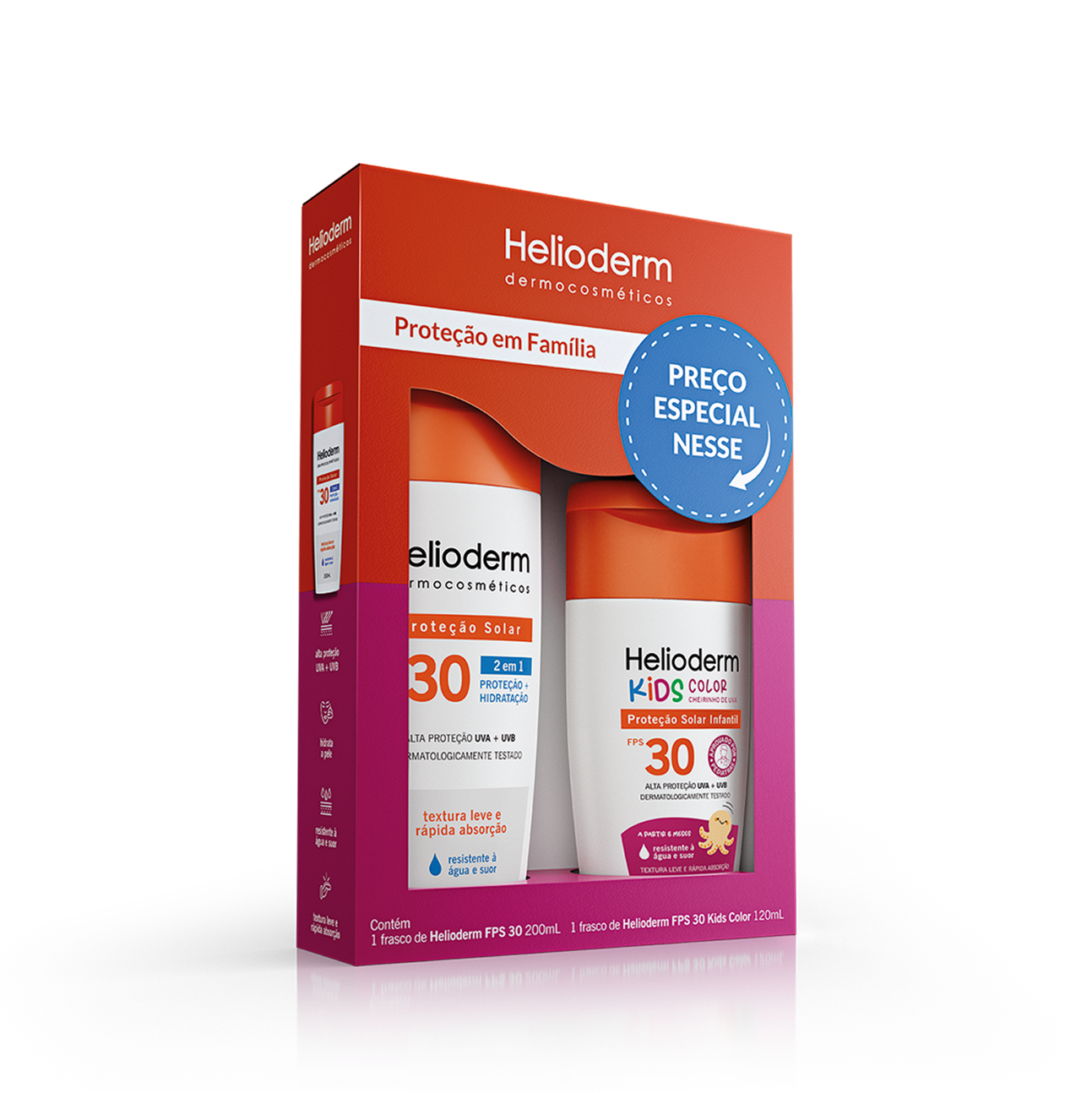 Helioderm Kit FPS 30 + FPS 30 Kids