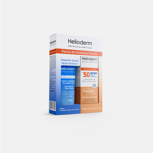 Helioderm Kit FPS 30 loção + FPS 50 Facial