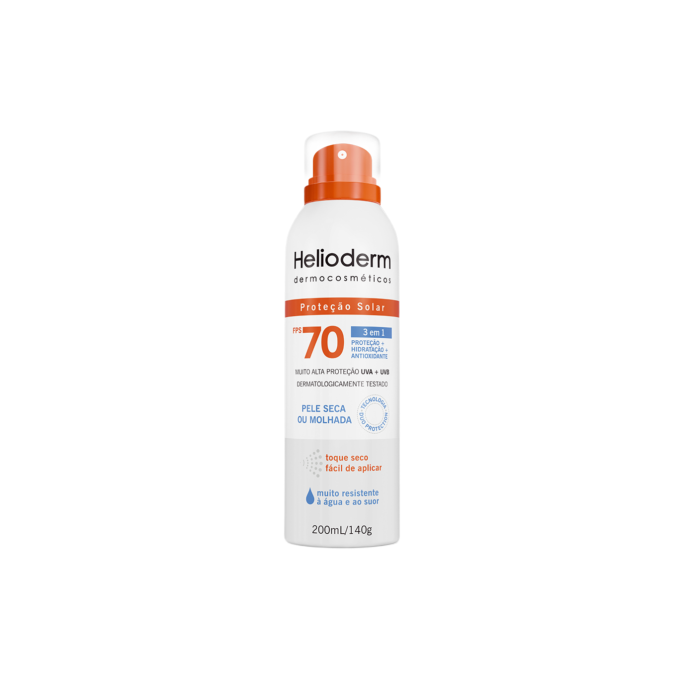 Helioderm aerossol FPS 70 - 200ml
